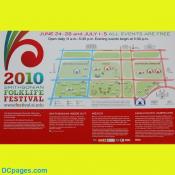 Map of 2010 Smithsonian Folklife Festival