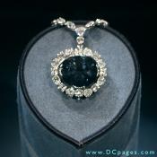 The Hope diamond is the world's largest deep blue diamond. AT 45.52 carats, it is classified as a type IIb diamond. The diamond's blue coloration is attributed to trace amounts of boron in the stone.