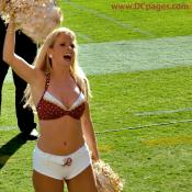 The Redskinette's had the home crowd screaming on their feet throughout the game.