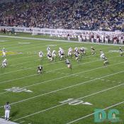 The Navy-Marine Corp Memorial Stadium was dedicated on September 26, 1959. The 30,000 seat facility was built at a cost of $3 million with all the money raised through private contributions. 