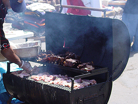 The festival had a wide selection of mouthwatering food available.