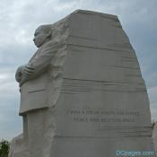 Right side engraving on King Memorial