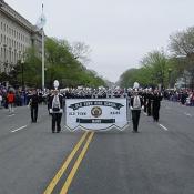 2003 Cherry Blossom Festival: this is the second time that the Old Town High School Marching Band (Old Town, Maine) has been invited to perform in Washington, D.C.