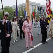 2003 Cherry Blossom Festival:  Maryland celebrates her Cherry Blossom Princess. 