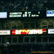 December 19, 2005 - 2nd quarter, Redskins 28 - Cowboys 0