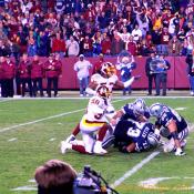 Dallas fumbles and the Redskins recover the football.