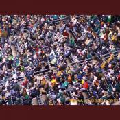 Aerial view of Eagle fans at Lincoln Financial Field.
