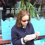 Nancy Balaban traveled all the way from London to enjoy Taste of Bethesda.