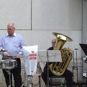 There was plenty of entertainment at Taste of Bethesda. Many music groups lined the street to show off their musical skills.