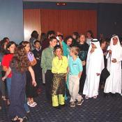 Young Artists line up for presentation of Festival Awards, September 12, 2003